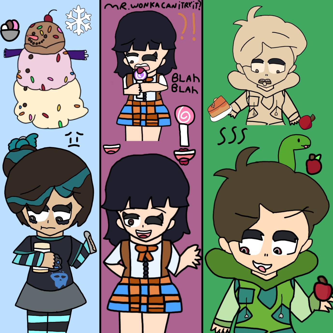 3 catcf oc kids (something I made for) by lizzieq6061thegamer on DeviantArt