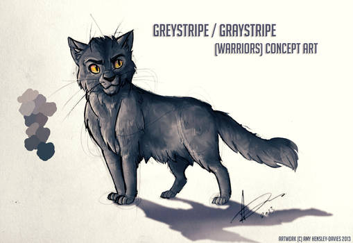 Graystripe / Greystripe - Warrior Cats Concept Art