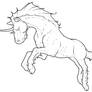 Free Dragon Horse Lineart