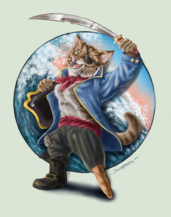 Lumpy Captain Captain Stumpy the Pirate Cat by bonbon3272 on DeviantArt