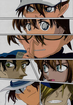 Detective Conan in color (Original drawing)