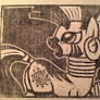 Zecora Linocut