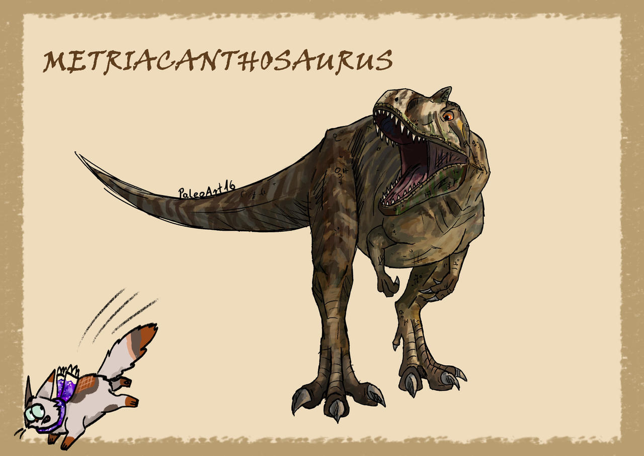Metrisaurus Drawing Metriacanthosaur by PaleoArt16 on DeviantArt