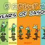 Five Years Of Jason The Gecko