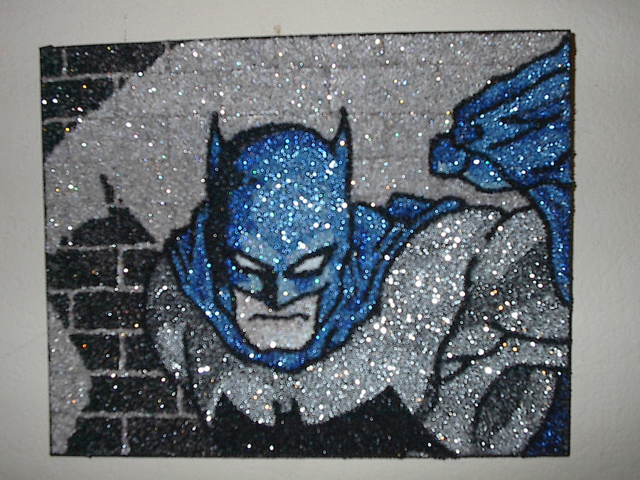 Batman -GLITTER ART by Tigergalindo on DeviantArt