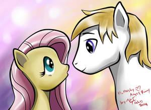 Fluttershy and Angel Stallion-2014-01