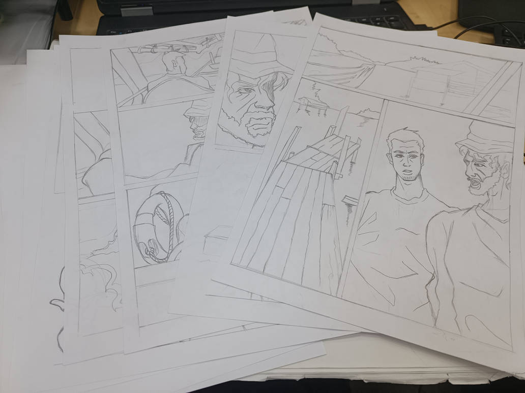 Comic Backdraft Comic draft by QibbyArtworks on DeviantArt
