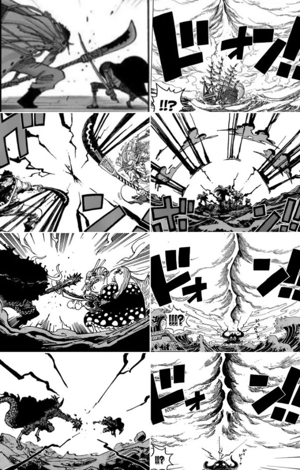 One Piece cap. 1026 // Luffy vs Kaido by goldenhans on DeviantArt