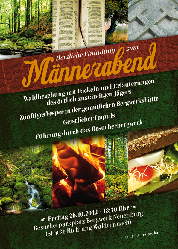 Maennerabend I - Flyer