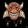 Demon Head - Pixel Art