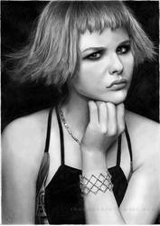 Chloe Grace Moretz pencil drawing