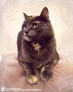 Kitten digital painting by Thubakabra Kitten digital painting by Thubakabra