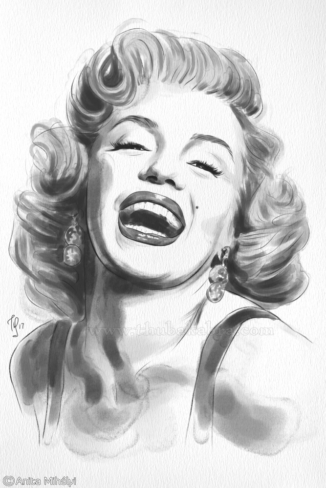 Marilyn Watercolor