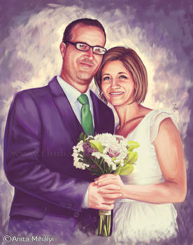 Happy Couple - Commissioned Art