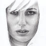 White Hair - Pencil Portrait