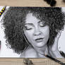 Girl with Curly Hair