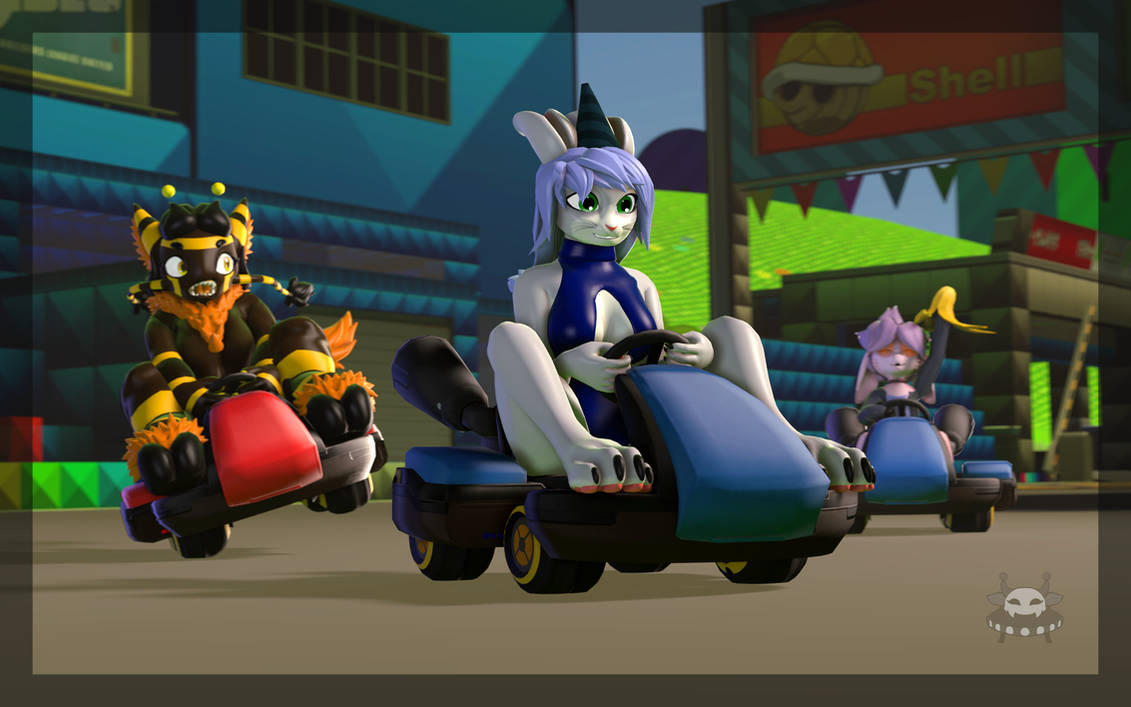 Deviantart Furry Racing Fur and Furious by RoxanneGoat on DeviantArt