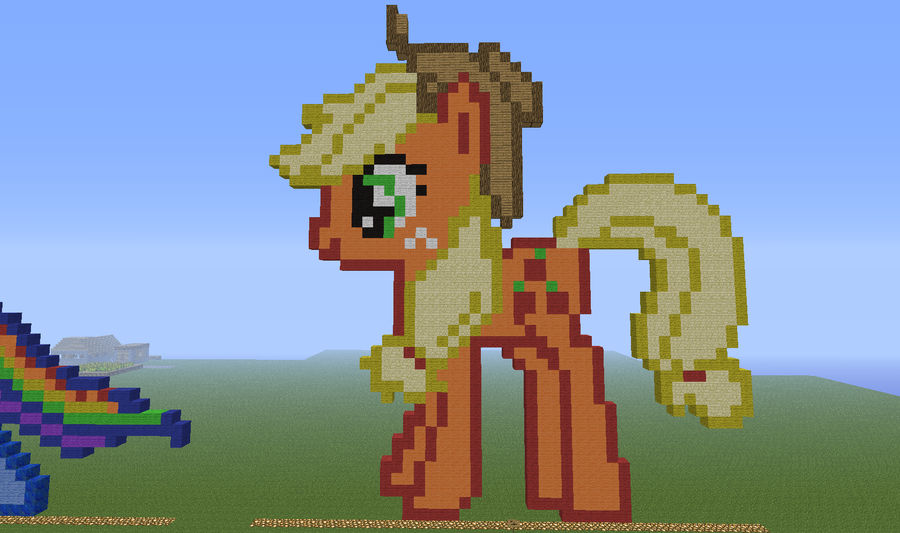 AppleJack in minecraft by Barrfind on DeviantArt