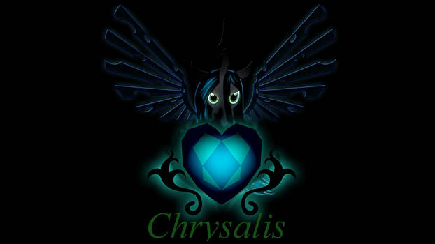 Wallpaper Chrysalis with crystal heart