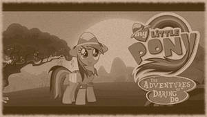 Wallpaper Daring Doo best pony like old film