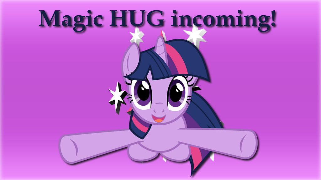Wallpaper Twiight Magic HUG incoming! by Barrfind on DeviantArt