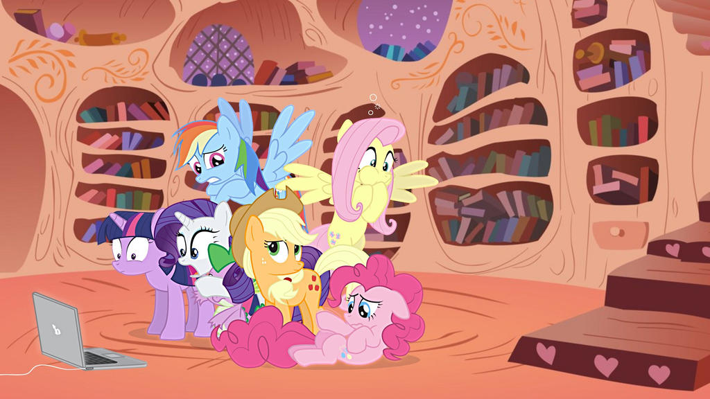 Wallpaper Mane6 watching you tube