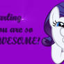 Wallpaper Rarity you are so awesome