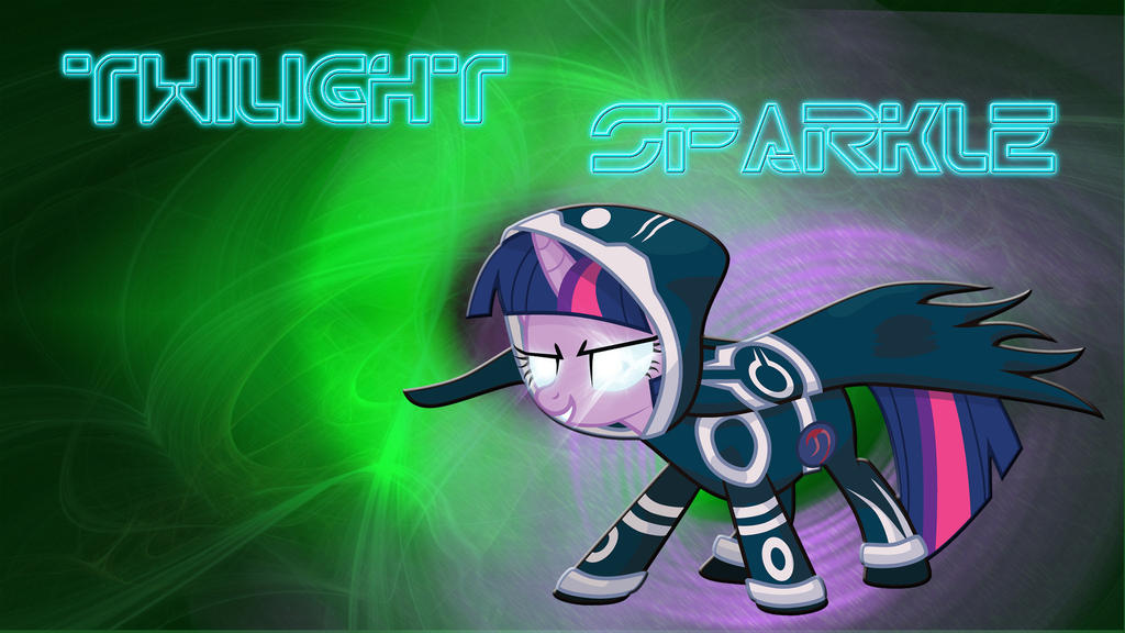 Wallpaper TRON Twilight Sparkle