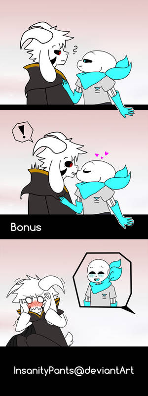 sans x asriel - the kiss