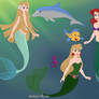 Little Mermaids And Friends Dolls