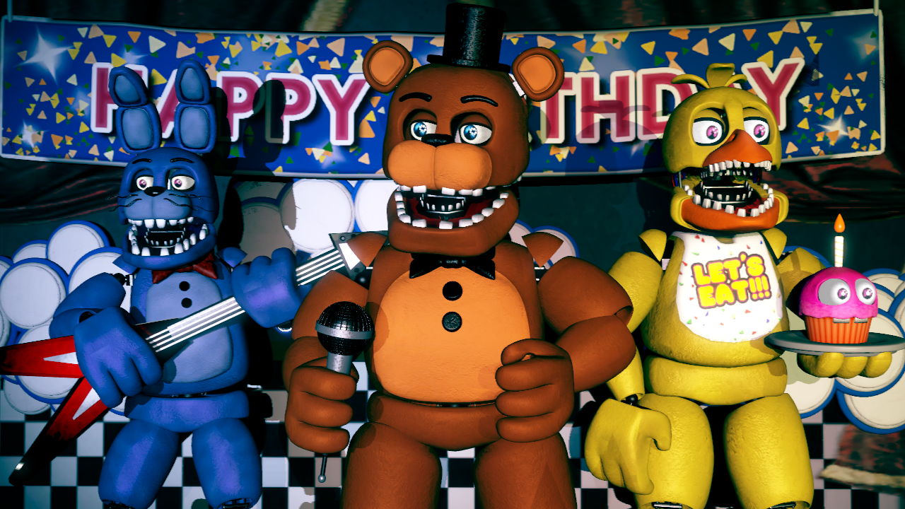 FNaF 2 UnWithered Animatronics by Will220 on DeviantArt