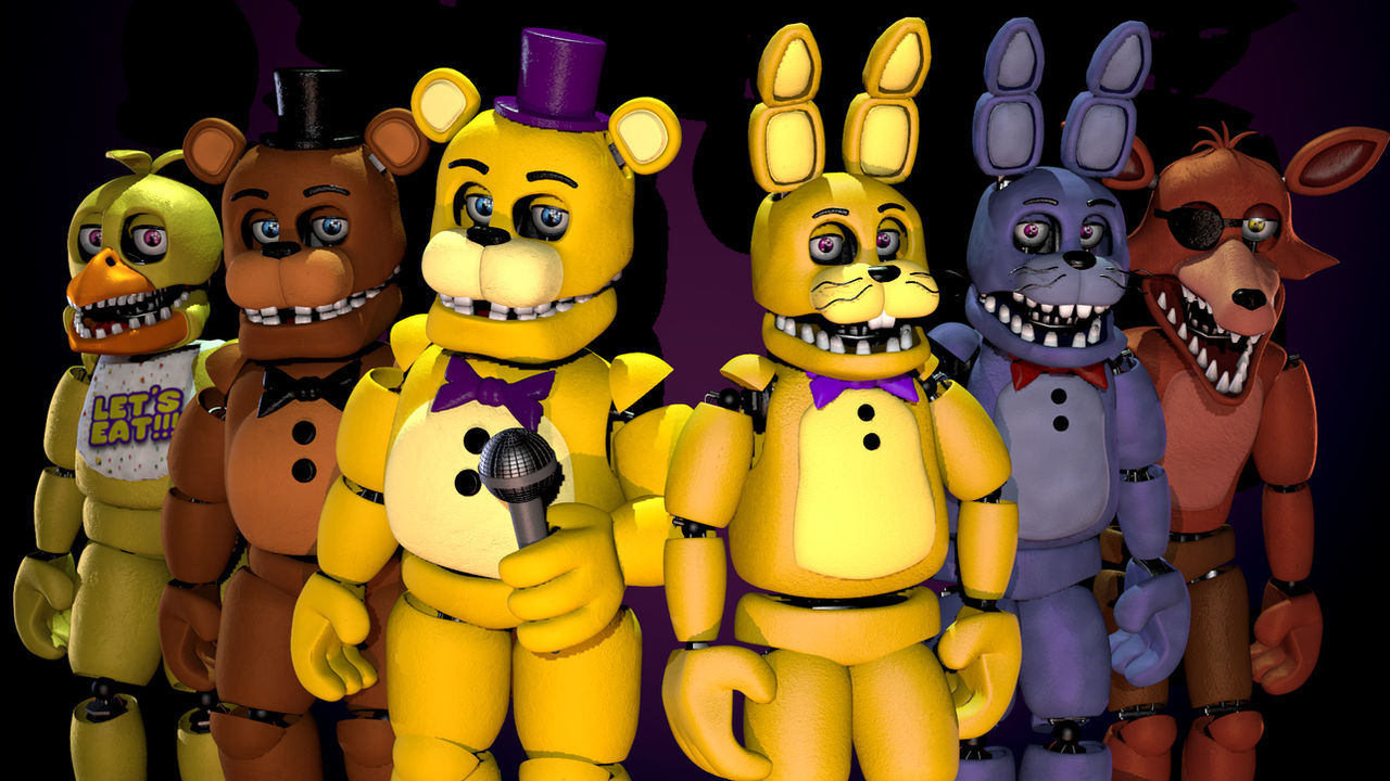 Fredbear and Friends by dorgarica on DeviantArt