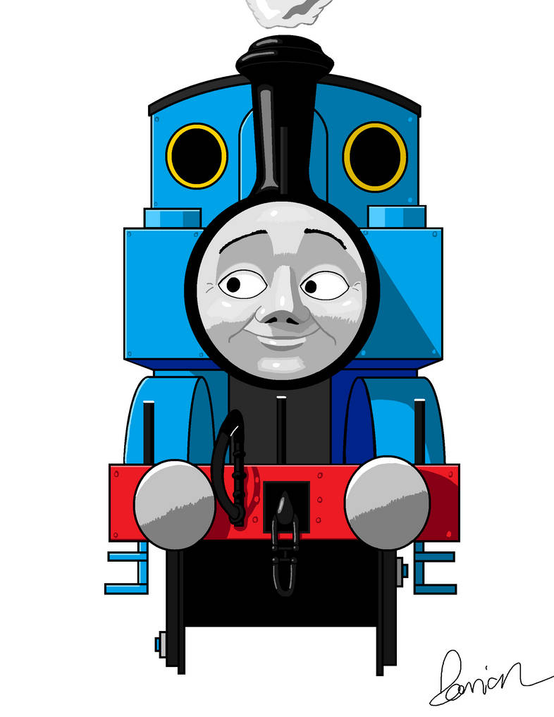 Thomas RWS Promo Sticker Drawing by dorgarica on DeviantArt