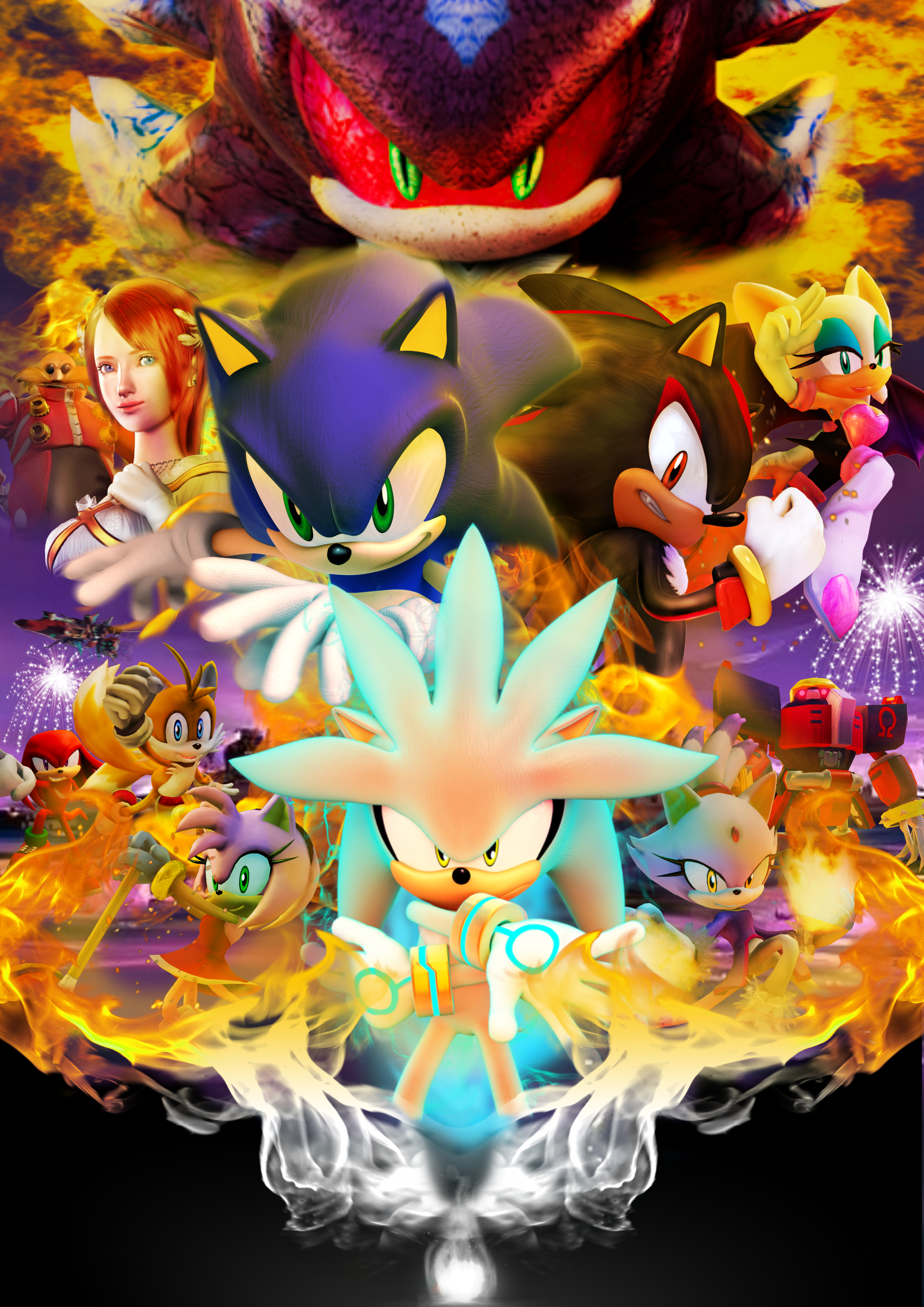 Princess Elise and sonic  Sonic heroes, Hedgehog art, Sonic fan art