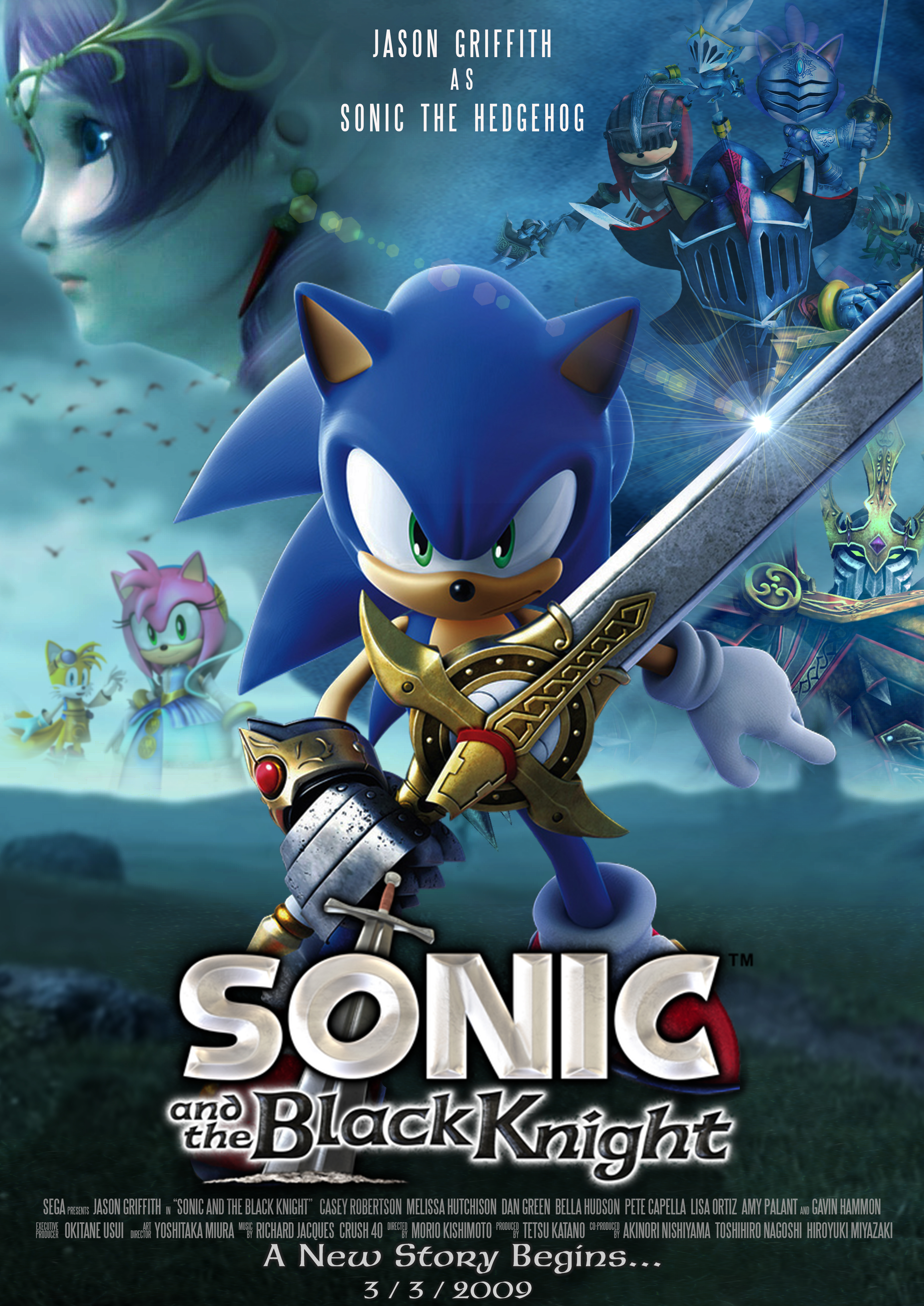 Sonic And The Black Knight Poster By Acquainted Guy On Deviantart