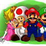 Super Mario Bros: Mario, Luigi, Toad, Peach, Daisy