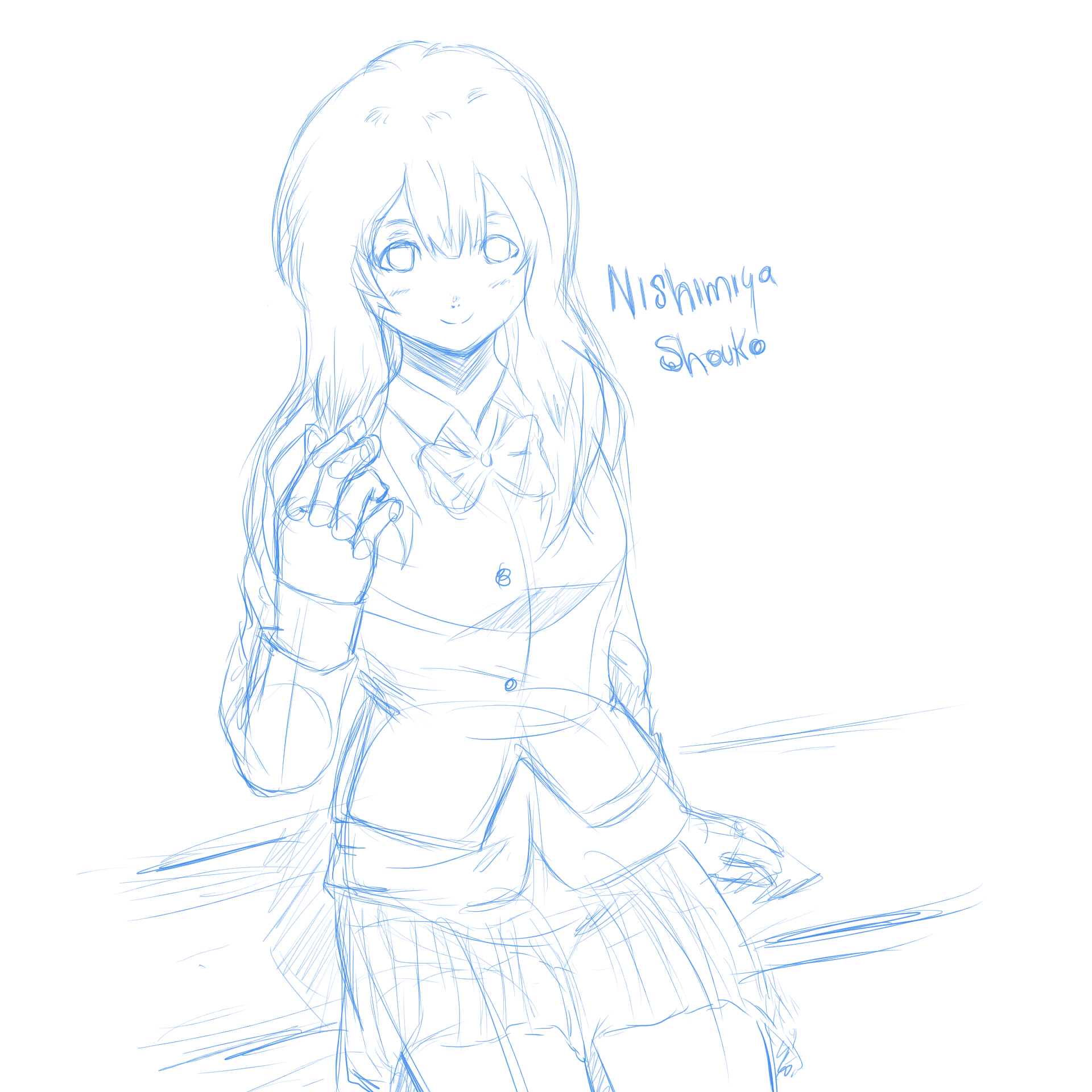 Nishimiya Shouko Sketch