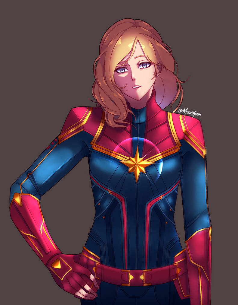 Captain Marvel Fanart by Mauri-kun on DeviantArt