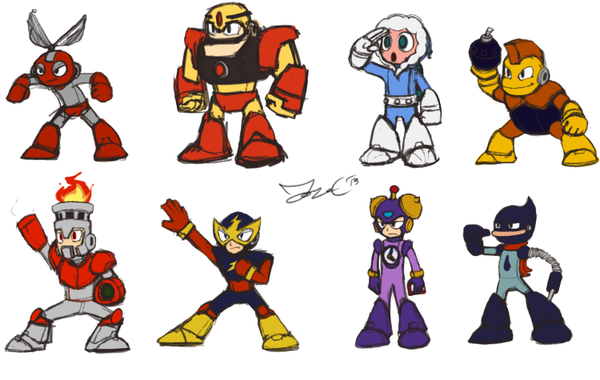 Robot Masters Sketch - MM1