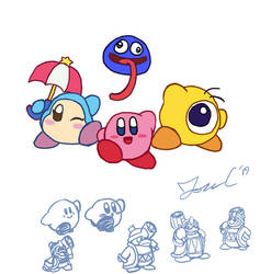 Kirby and Friends + Doodles!