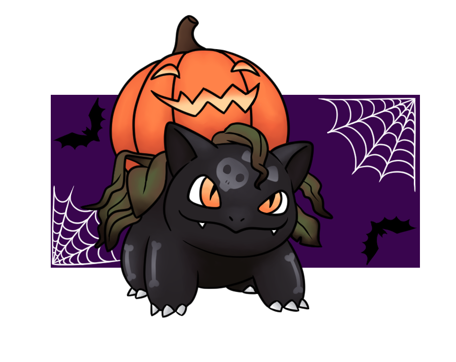 Halloween Bulbasaur Evolution!: Pokemon fan share their art on the pocket  monsters