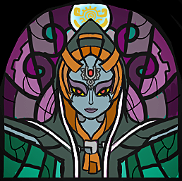 WW Midna Stained Glass