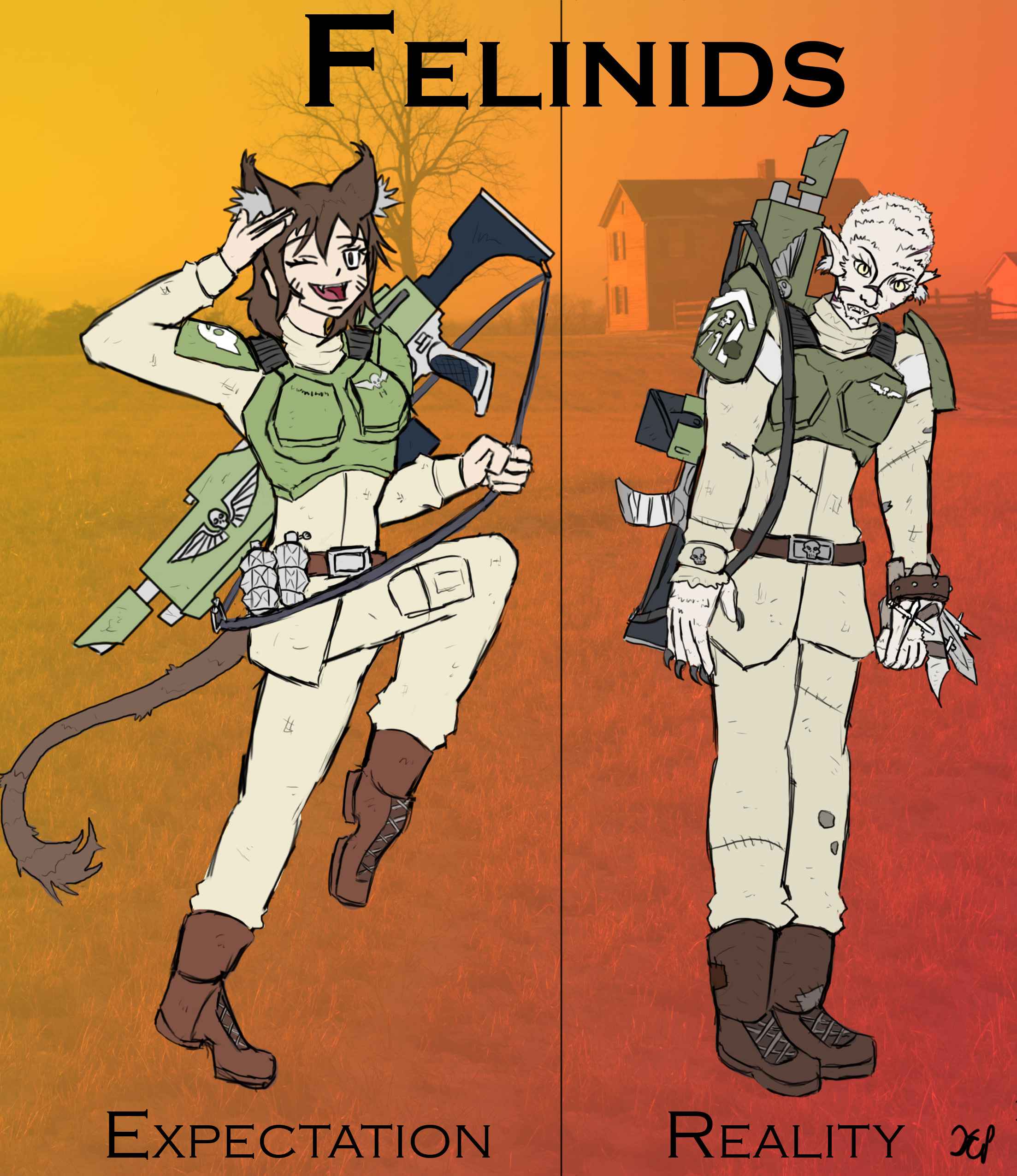 When you hear about Felinids by Jchrispole on DeviantArt