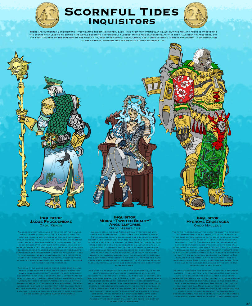 Teidees Deviantart Scornful Tides Inquisitors by Jchrispole on DeviantArt
