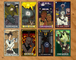 Some Fallout New Vegas Tarot Cards