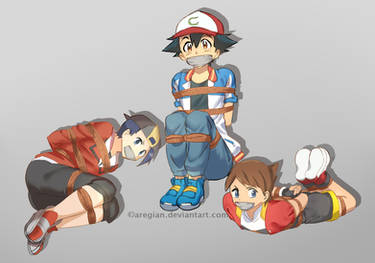 Ash, Gold and Kellyn tied up