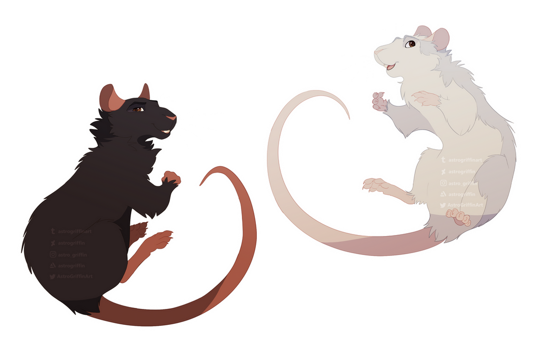 Digit and Fidget by AstroGriffin on DeviantArt
