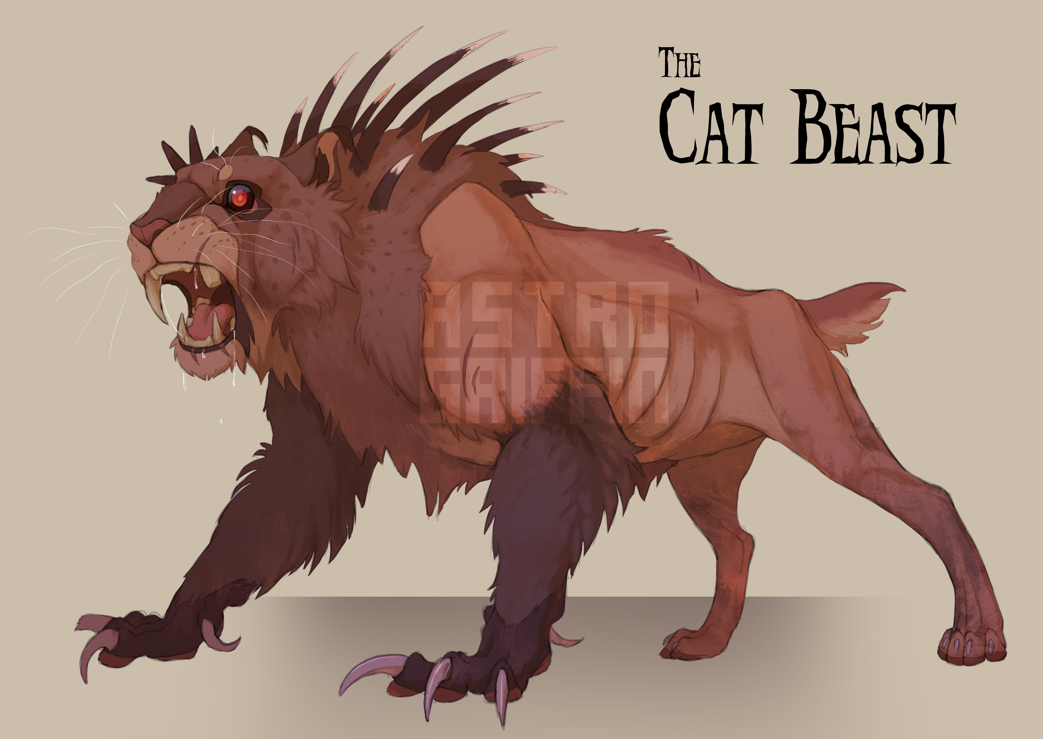 9 Animal Au - Cat Beast