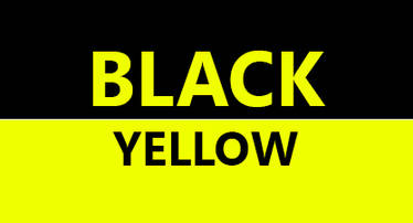 Black and Yellow