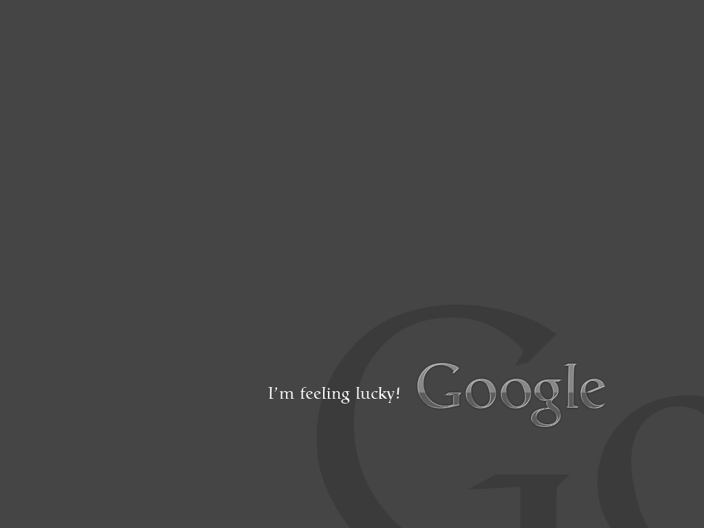 Google wallpaper 1024x768 gray